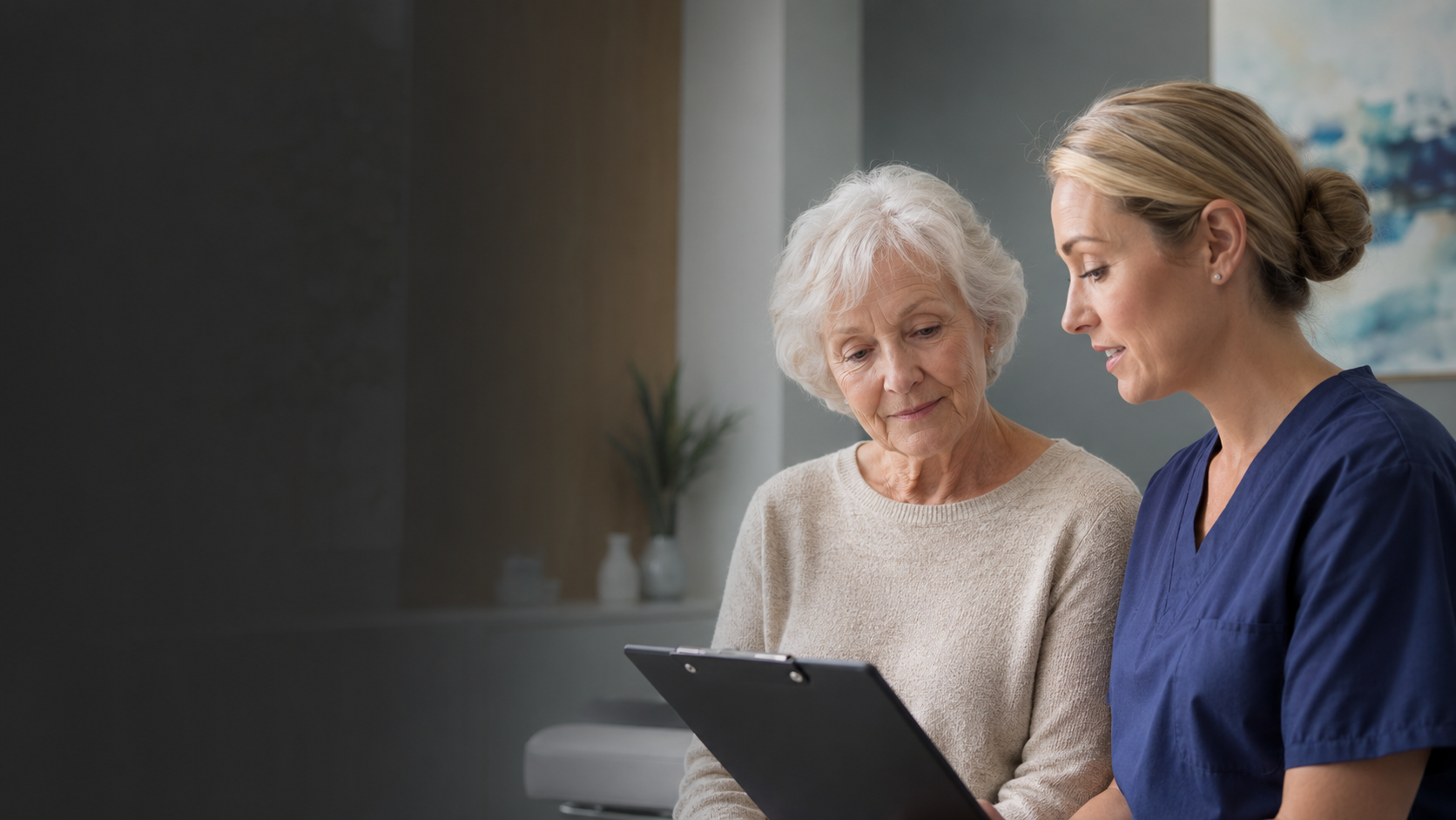 A professional care setting
